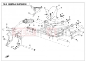CFMOTO 650 MT (CF650-3C [EU4] ) REAR SUSPENSION(LOW CONFIGURATION) - F06-B