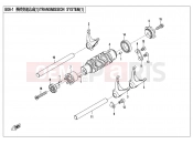 CFMOTO 2019 MOTORCYCLE 650 MT (CF650-3C [EU 4] ) TRANSMISSION SYSTEM（1）