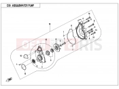 CFMOTO 2019 MOTORCYCLE 650 MT (CF650-3C [EU 4] ) WATER PUMP