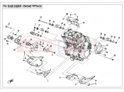 CFMOTO 2019 MOTORCYCLE 650 MT (CF650-3C [EU 4] ) ENGINE FITTINGS(FOR PLASTIC LOWER GUARD )
