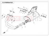 CFMOTO 2019 MOTORCYCLE 650 MT (CF650-3C [EU 4] ) MUFFLER