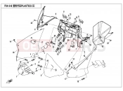 CFMOTO 2019 MOTORCYCLE 650 MT (CF650-3C [EU 4] ) PLASTICS 3(BIG WINDSHIELD)