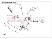 CFMOTO 2019 MOTORCYCLE 650 MT (CF650-3C [EU 4] ) STEERING SYSTEM(NON HAND GUARD)
