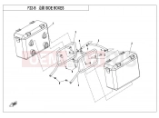 CFMOTO 2019 MOTORCYCLE 650 MT (CF650-3C [EU 4] ) SIDE BOXES（ALUMINIUM ALLOY）