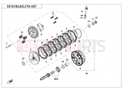 CFMOTO 650 MT (CF650-3C [EU 4] ) CLUTCH（SLIPPING CLUTCH ）