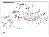 CFMOTO 650 NK (CF650-7B) REAR SUSPENSION