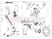 CFMOTO 650 NK (CF650-7B) REAR BRAKE (ABS)