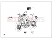 CFMOTO 650 NK (CF650-7B) LABEL