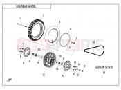 CFMOTO CX-2E (CF650DY) REAR WHEEL - F11