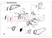 CFMOTO 2023 MOTORCYCLE 700 CL-X (CF700-2A [EU5] ) PLASTICS3 - F04-3-A