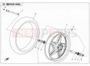 CFMOTO 2023 MOTORCYCLE 700 CL-X (CF700-2A [EU5] ) FRONT WHEEL - F07