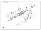 CFMOTO 2023 MOTORCYCLE 700 CL-X (CF700-2A [EU5] ) TRANSMISSION SYSTEM(1) - E06-1