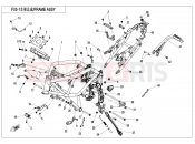 CFMOTO 700 CL-X (CF700-2C [EU5] ) FRAME - F03-1