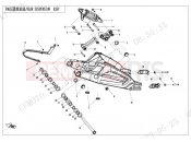CFMOTO 700 CL-X (CF700-2D [EU5] ) REAR SUSPENSION - F06