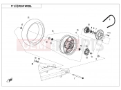 CFMOTO 700 CL-X (CF700-2D [EU5] ) REAR WHEEL - F11