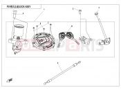 CFMOTO 2025 MOTORCYCLE 700 CL-X (CF700-2DH) LOCK KIT - F01