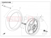 CFMOTO 2025 MOTORCYCLE 700 CL-X (CF700-2DH) FRONT WHEEL - F07