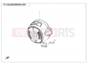 CFMOTO 2025 MOTORCYCLE 700 CL-X (CF700-2DH) DASHBOARD - F17
