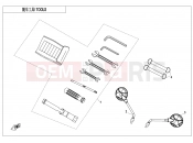 CFMOTO 2025 MOTORCYCLE 700 CL-X (CF700-2DH) TOOLS - F20-V1