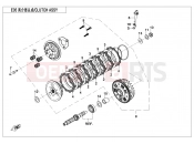 CFMOTO 2025 MOTORCYCLE 700 CL-X (CF700-2DH) CLUTCH(SLIPPING CLUTCH ) - E05