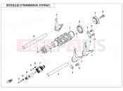 CFMOTO 2025 MOTORCYCLE 700 CL-X (CF700-2DH) TRANSMISSION SYSTEM(1) - E06-1