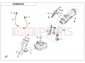 CFMOTO 700 MT (CF700-9AH) MUFFLER - F02