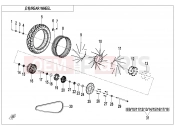 CFMOTO 700 MT (CF700-9AH) REAR WHEEL - F11