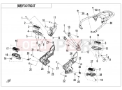 CFMOTO 700 MT (CF700-9AH) FOOTREST - F14
