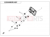 CFMOTO 700 MT (CF700-9AH) DASHBOARD ASSY - F17