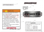 CFMOTO 700 MT (CF700-9AH) WARNING DECAL - F19-3