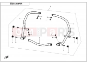 CFMOTO 700 MT (CF700-9AH) BUMPER - F25