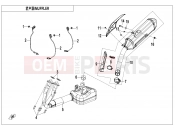 CFMOTO 700 MT (CF700-9AH) MUFFLER - F02