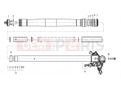 CFMOTO 700 MT (CF700-9AH) FRONT SHOCK ABSORBER - F05-2