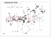 CFMOTO 700 MT (CF700-9F [EU5] ) ELECTRIC SYSTEM - F15