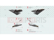 CFMOTO 700 MT (CF700-9F [EU5] ) DECAL(NEBULA BLACK) - F19-2