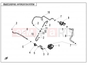 CFMOTO 700 MT (CF700-9F [EU5] ) FUEL VAPORIZATION SYSTEM - F36