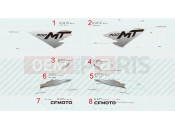 CFMOTO 700 MT (CF700-9F [EU5] ) DECAL(NEBULA WHITE) - F19-3