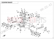 CFMOTO 2022 MOTORCYCLE 800 MT (CF800-5 [EU5] ) FRONT BRACKET - F03-1