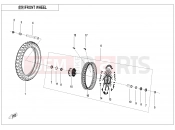 CFMOTO 2022 MOTORCYCLE 800 MT (CF800-5 [EU5] ) FRONT WHEEL(TOURING) - F07-B