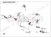 CFMOTO 2022 MOTORCYCLE 800 MT (CF800-5 [EU5] ) STEERING SYSTEM(TOURING) - F10-B