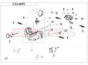 CFMOTO 2022 MOTORCYCLE 800 MT (CF800-5 [EU5] ) LIGHTS - F16