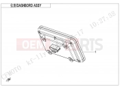 CFMOTO 2022 MOTORCYCLE 800 MT (CF800-5 [EU5] ) DASHBOARD ASSY - F17