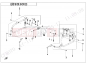 CFMOTO 2022 MOTORCYCLE 800 MT (CF800-5 [EU5] ) SIDE BOX BRACKET - F22