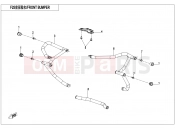 CFMOTO 2022 MOTORCYCLE 800 MT (CF800-5 [EU5] ) FRONT BUMPER - F25
