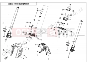CFMOTO 800 MT (CF800-5 EXPLORE [EU5] ) FRONT SUSPENSION - F05