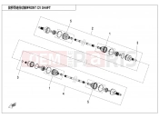 CFMOTO CFORCE 1000 (CF1000ATR) FRONT CV SHAFT - F27