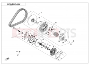 CFMOTO CFORCE 1000 (CF1000ATR) CVT ASSY - E05