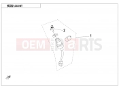 CFMOTO CFORCE 1000 (CF1000ATR) LOCK KIT - F01
