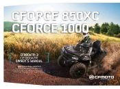 CFMOTO CFORCE 1000 (CF1000ATR) OWNER'S MANUAL - F38-A-V2