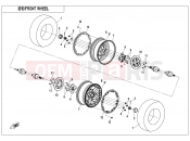 CFMOTO 2021 ATV CFORCE 1000 (CF1000ATR) FRONT WHEEL(OVERLAND) - F07-B